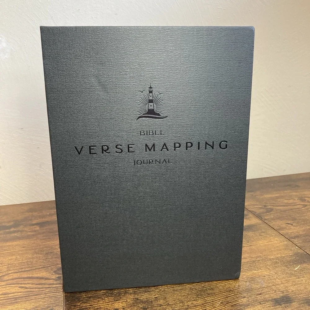 Bible Verse Mapping Journal - Vegan Leather - Premium Bible Study Journaling ...